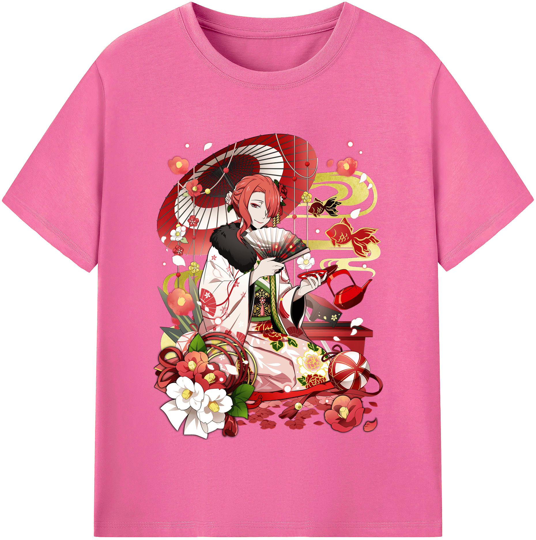 （画像用） 文豪ストレイドッグス Bungo Stray Dogs レディースカジュアルプリントTシャツ（綿100％）